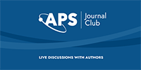 APS Journal Club live discussion with authors